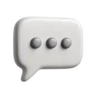 Chat icon in the air