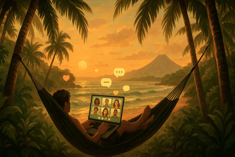 Chat rilassata in Costa Rica