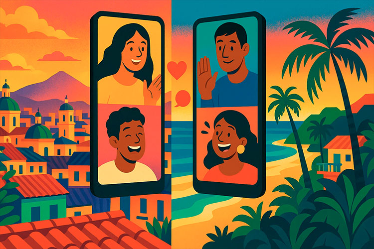 Sconosciuti in video chat Ecuador