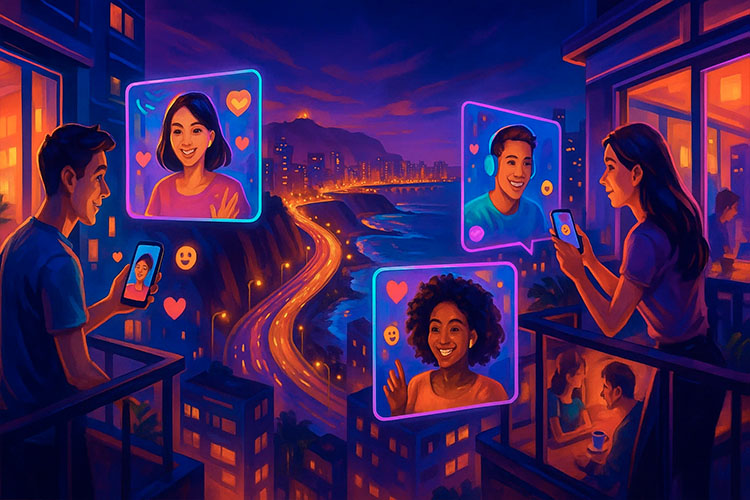 Incontri vivaci nella chat room di Lima