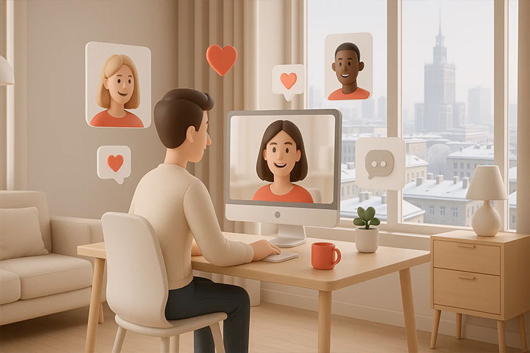 Stanza chat per incontrare persone dalla Polonia