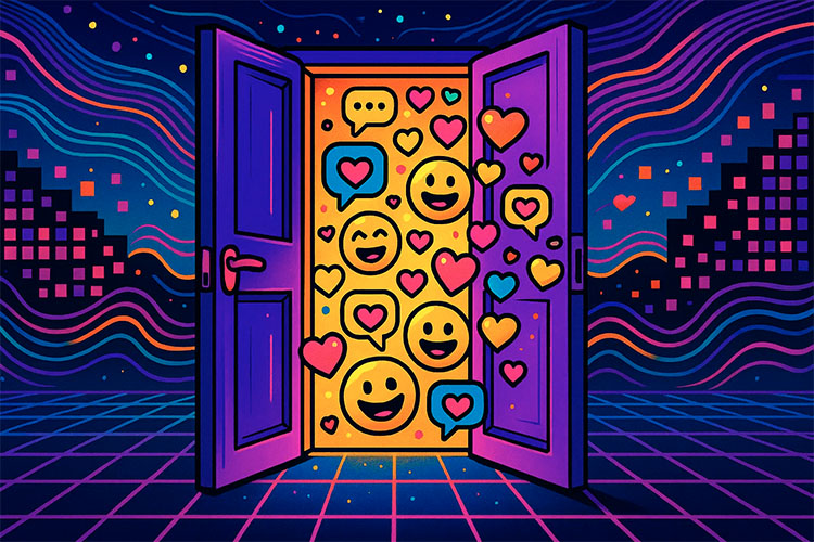 Accès libre au chat et aux messages