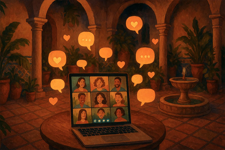 Many people chatting in Cordoba chat online