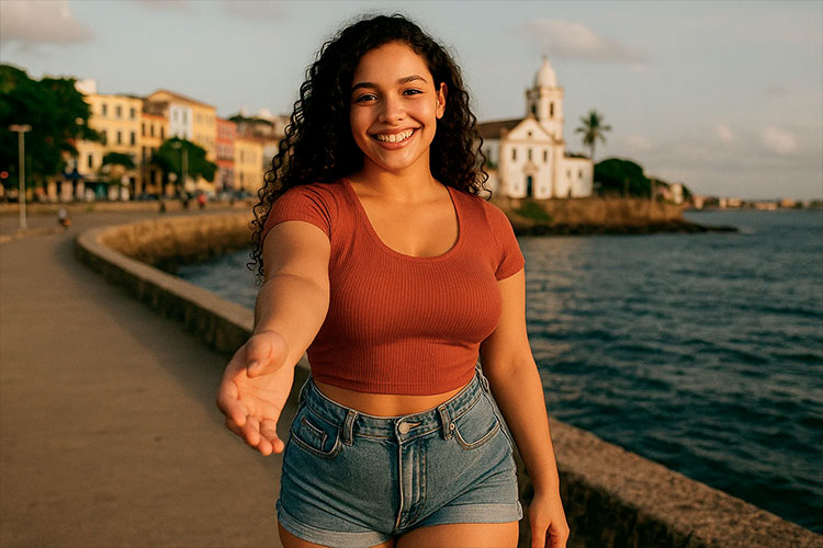 Hot chica from Salvador